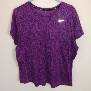 Nike Women’s Purple Dri-Fit Shirt Size 1X